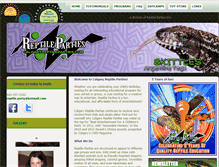 Tablet Screenshot of calgaryreptileparties.com